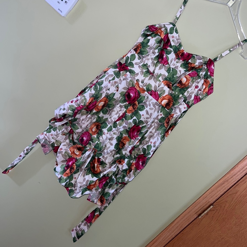 Orange and Pink Floral Torrid Dress